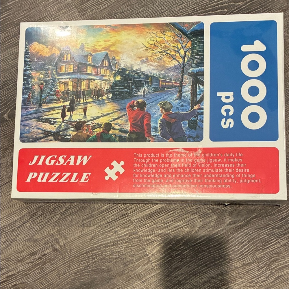 NWT Jigsaw Puzzle 1000 Pieces - Vibrant Winter Evening   B6